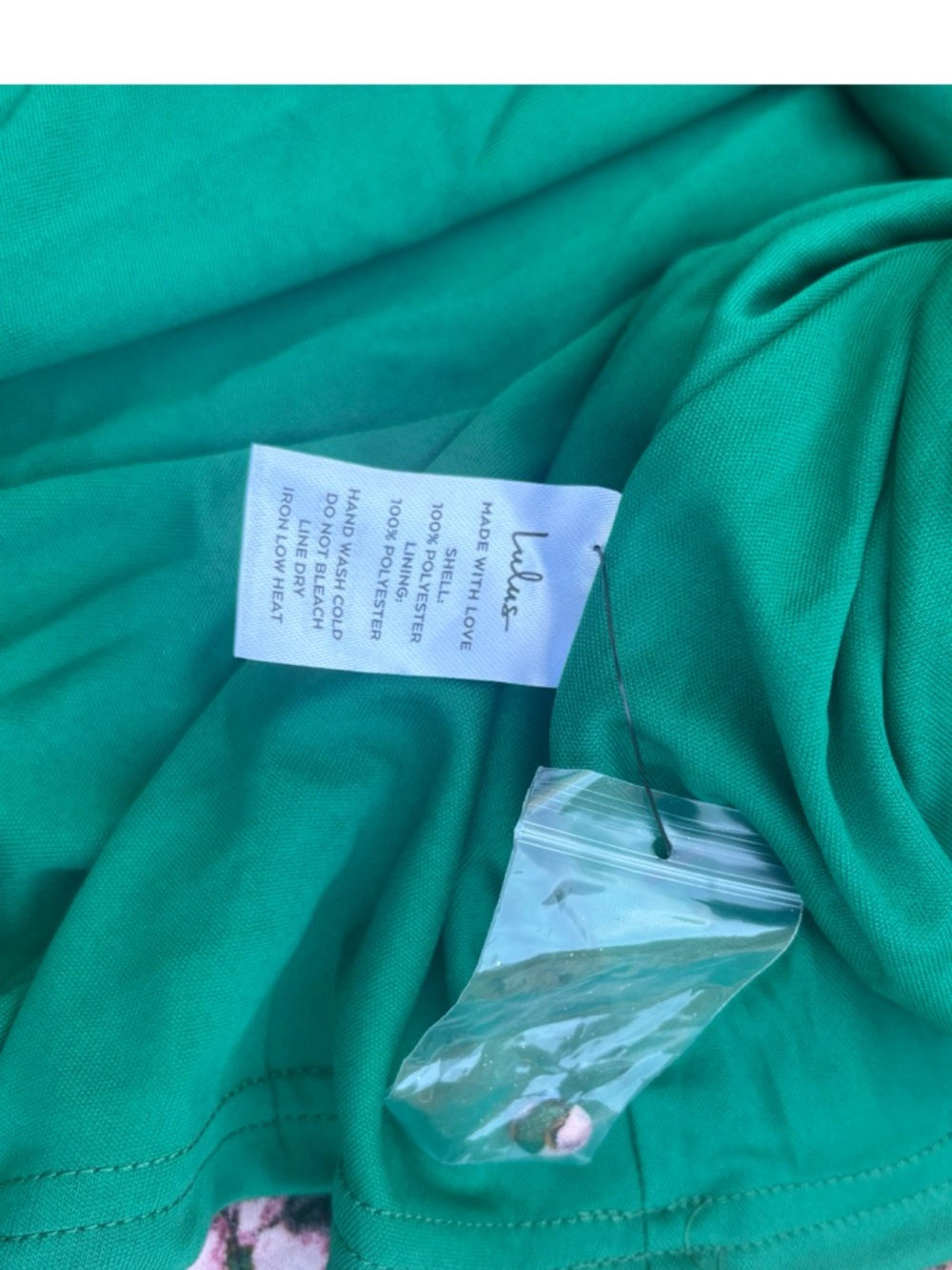 NWT Lulus Floral Forever Smocked Skater Dress - Pink & Green - Size M - Picture 12 of 12